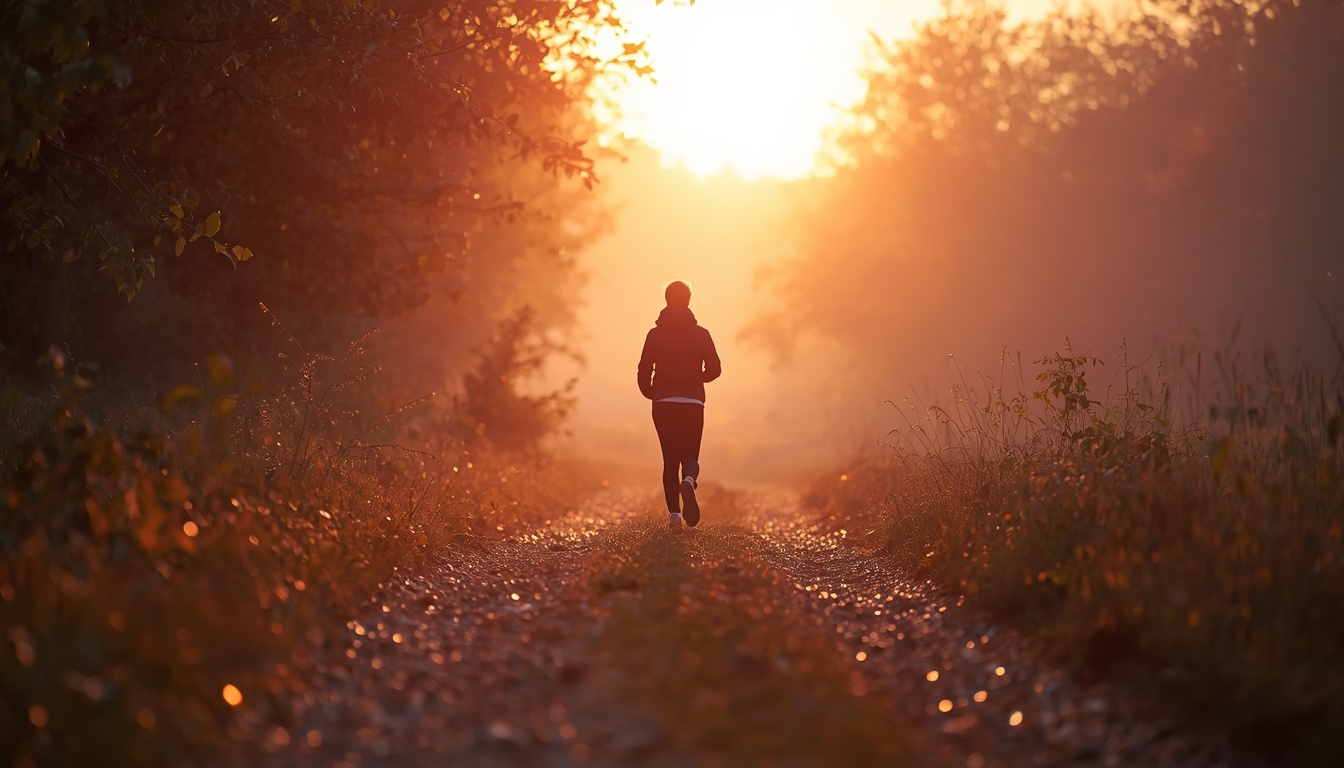 Dawn trail walking session with Thrivecleansebio group